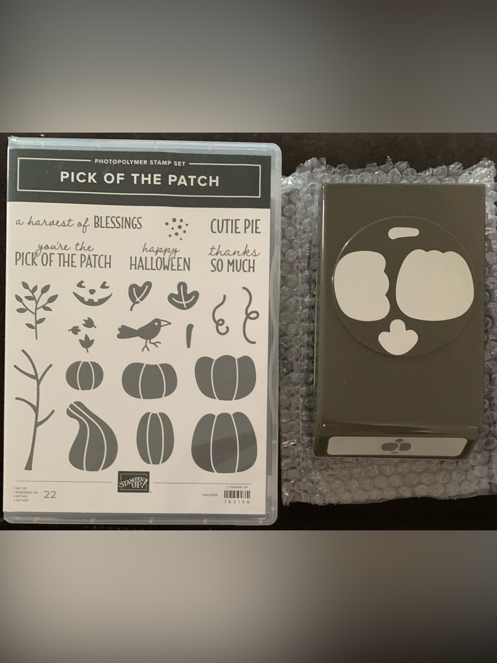 Stampin' Up! Pick of the Patch Stamp Set & Punch Bundle 🎃 Rare Find ⭐️